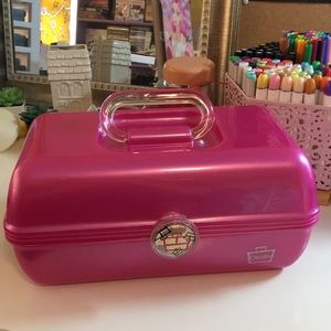 The "on-the-go-girl" Caboodles cosmetics case